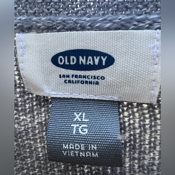 Old Navy NWT v-neck sweater gray lightweight - Picture 4 of 7